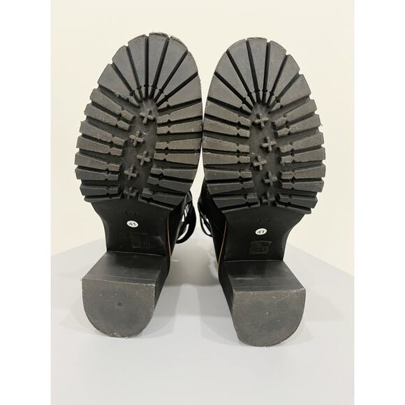 Free People Jesse Cutout Black Leather Boot - Picture 8 of 9